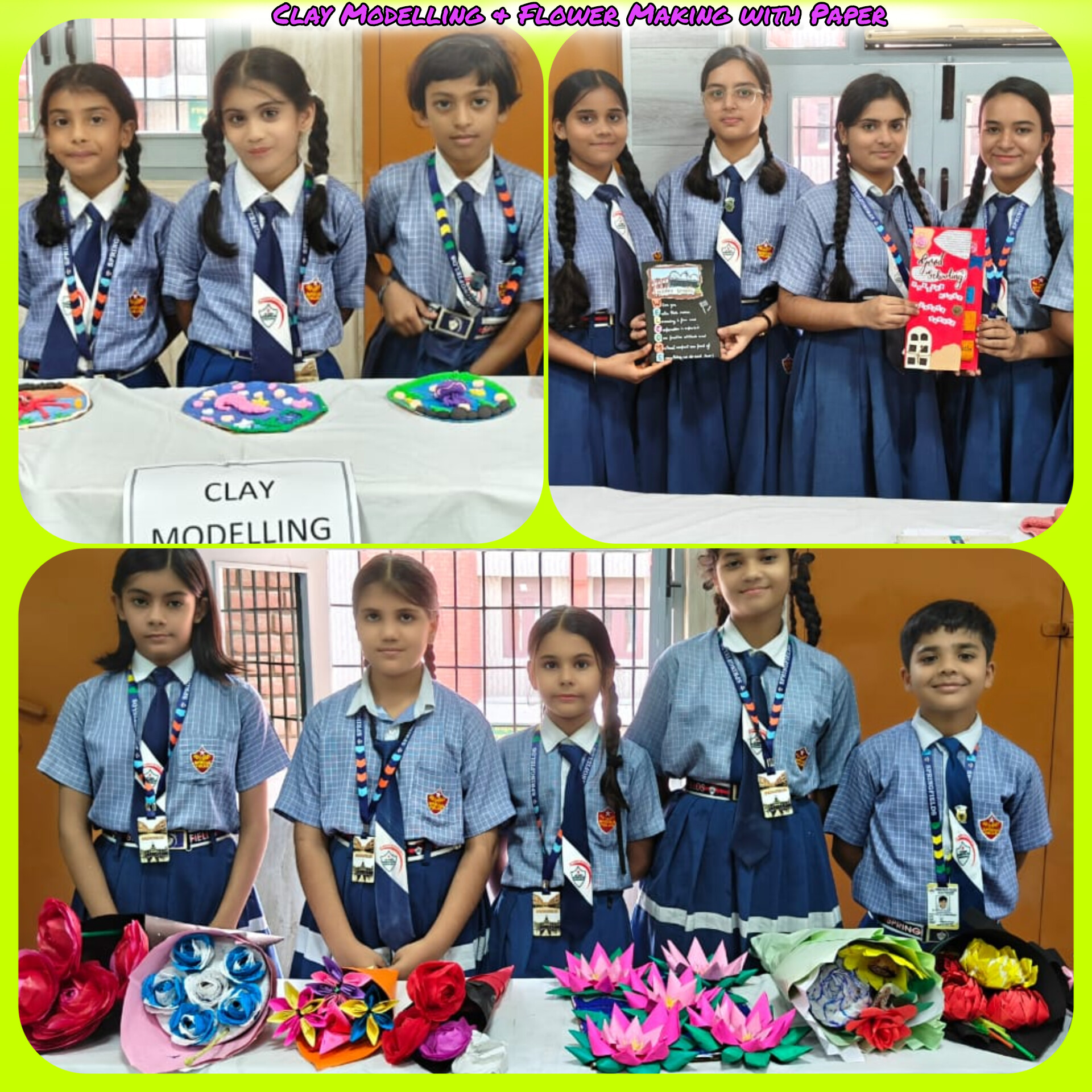 Clay Modelling Card & Flower Makin